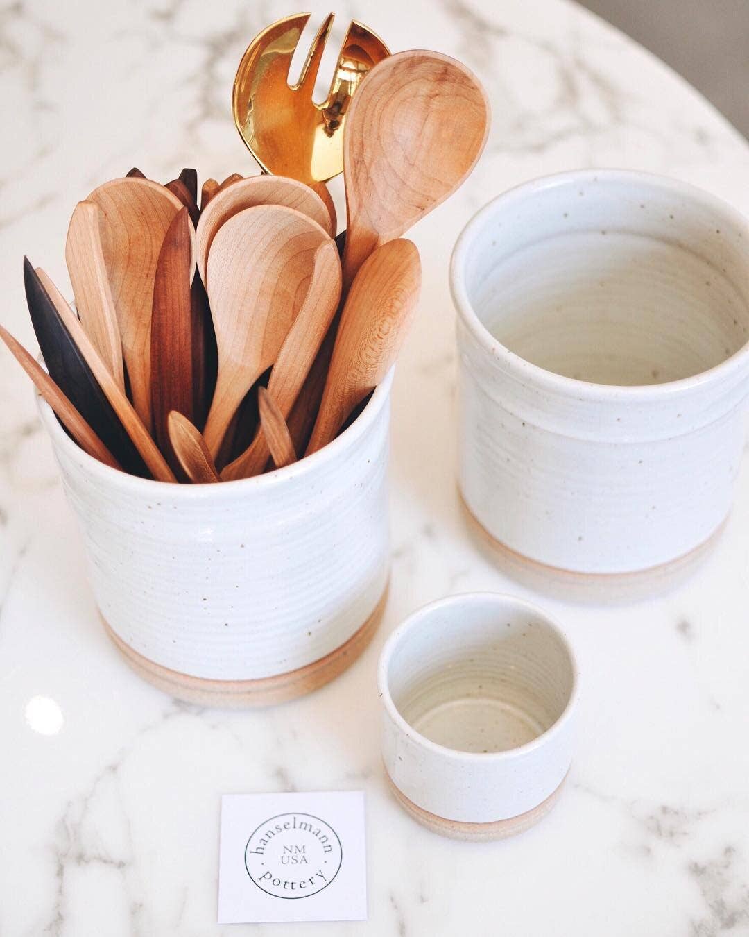 Sage Valley Pottery - Wholesale Utensil Holder - Utensil Jar1