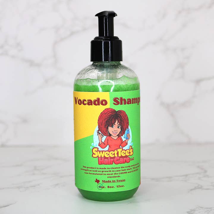 Avocado shampoo for engroshandel hos SweetTee’s Hair Care