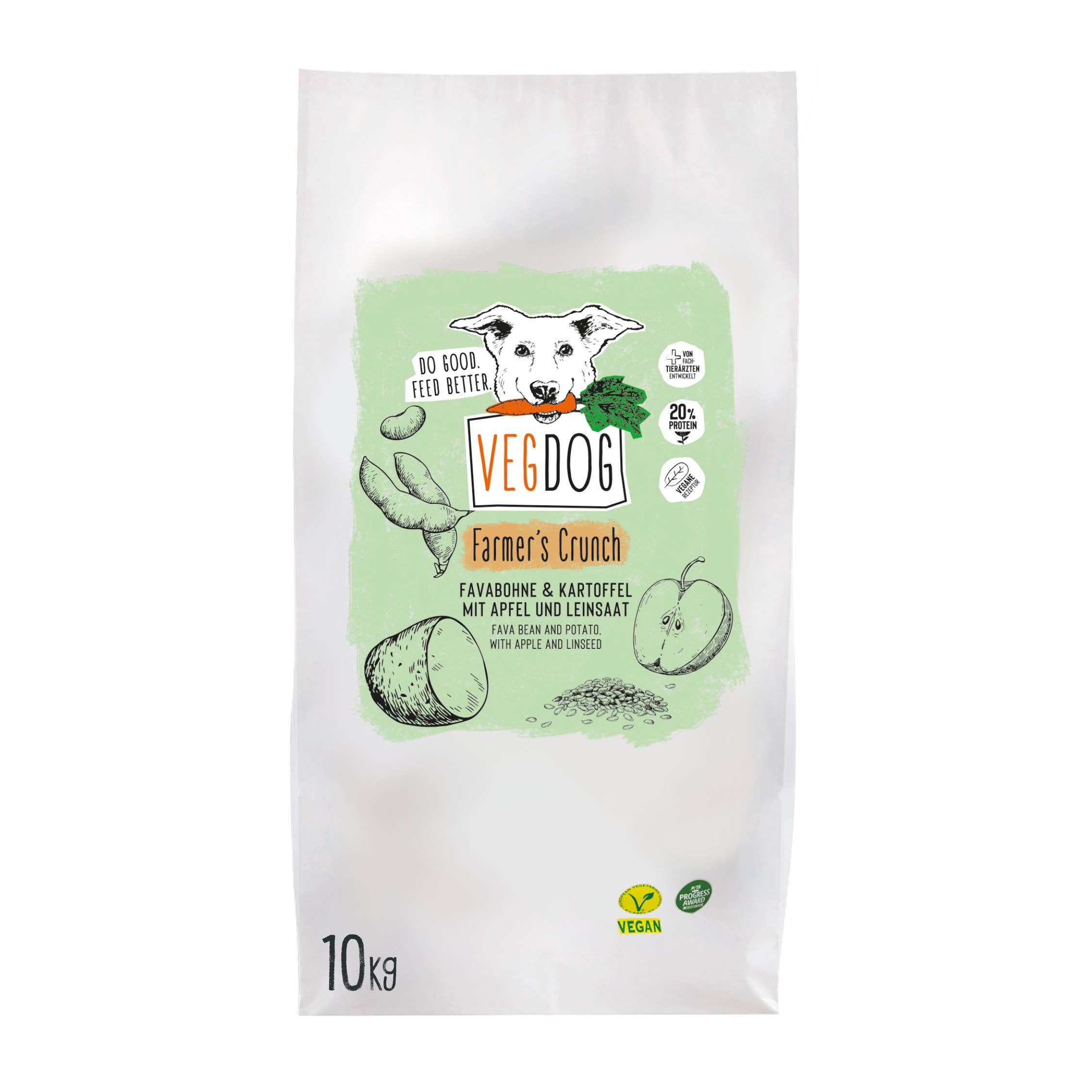 VEGDOG - Venta al por mayor Comida - Perros - VEGDOG FARMER'S CRUNCH Alimento seco para perros adultos2