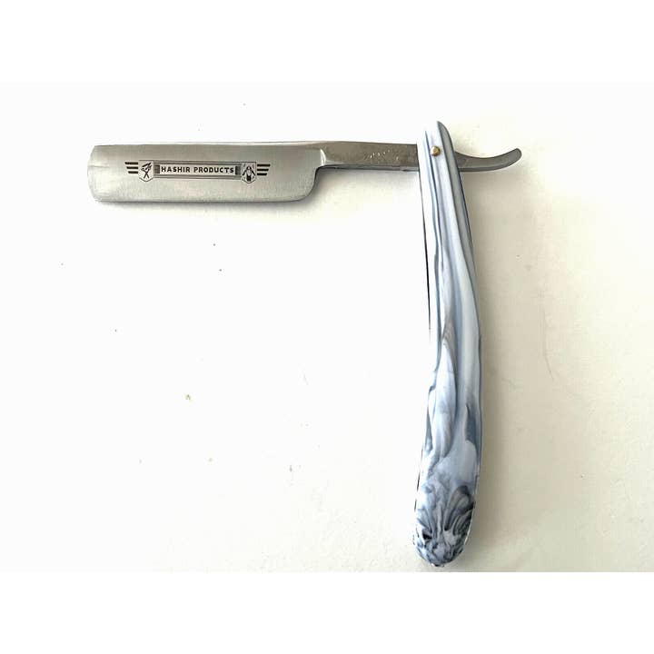 HASHIR PRODUCTS - Wholesale Razor - Men's - Barber Straight Razor Marble Design Men's Razor Shavette3