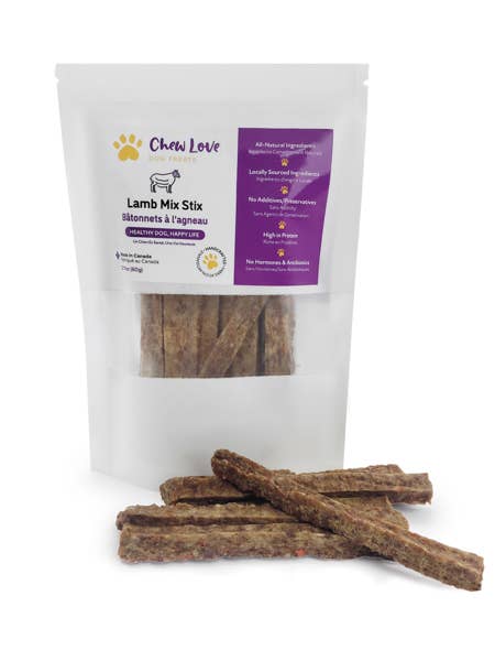 Chew Love Lamb Mix Stix - Multi Ingredients Dog Treats for wholesale by Chew Love Dog Treats