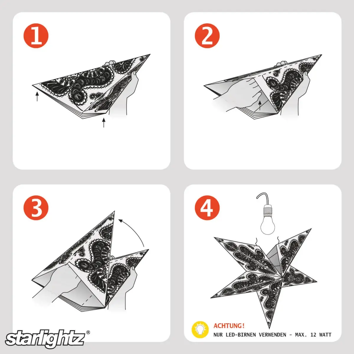 Mea-Living - Wholesale Paper Lantern/Lamp - Starlightz Monsoon1