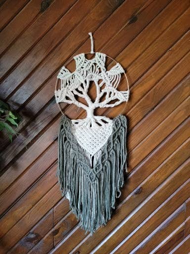 Kultral : Arbre de la maison/Arbre de vie pour la vente par Knotty Boho Designs