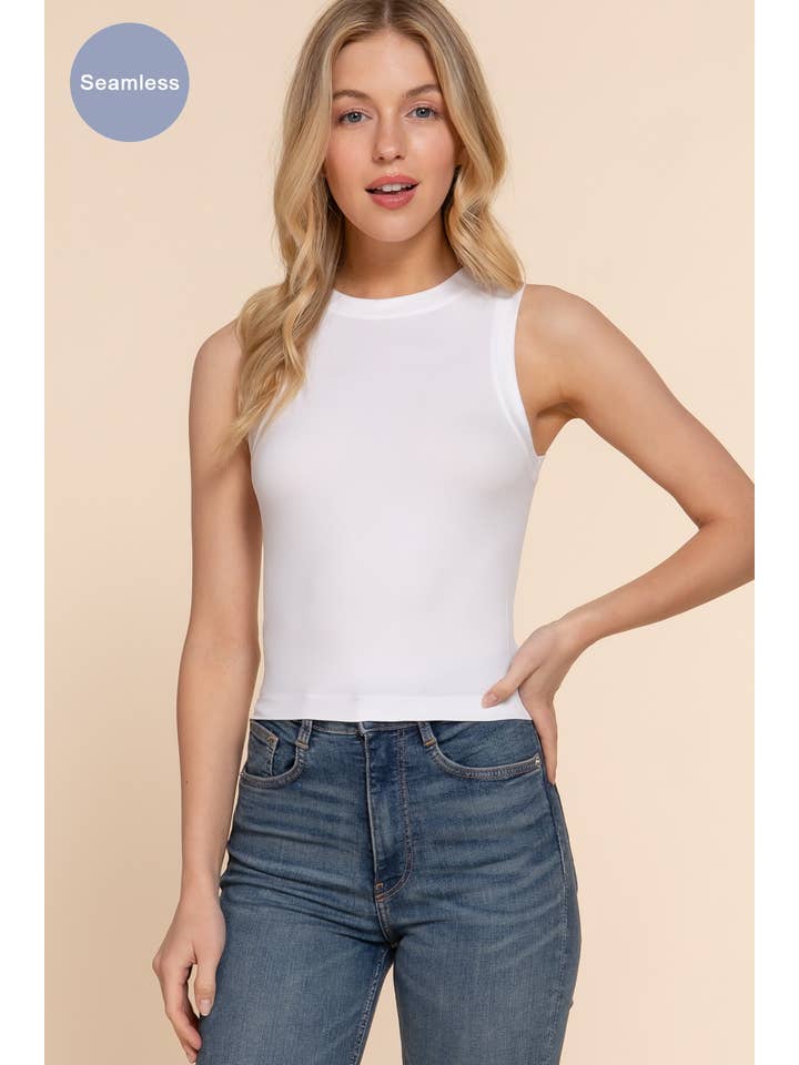 Active Basic | Active USA – wholesale Tank top – Women′s – Crew Neck Seamless Tank Top4