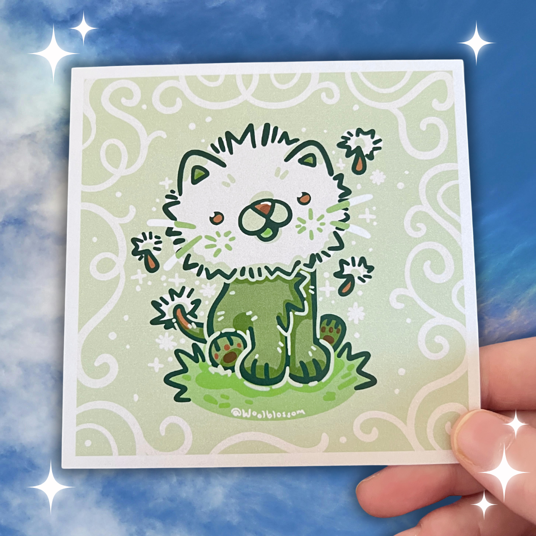 Woolblossom - Wholesale Art Print - Dande-lions ~ Print Duo1