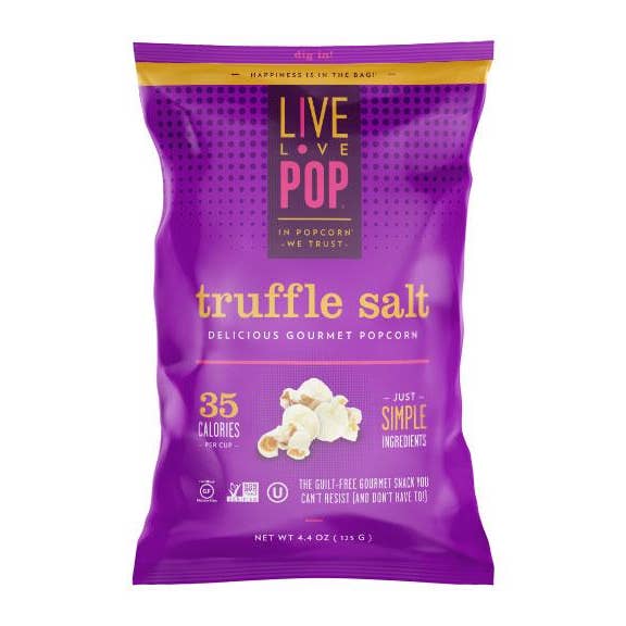 Live Pop Truffle Salt Popcorn, 4.4 Oz for wholesale by KeHE Distributors, LLC