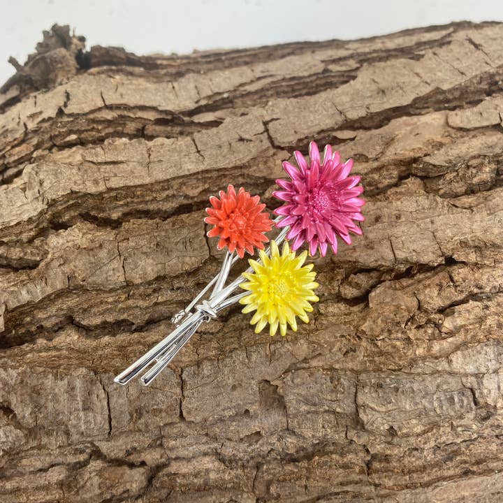 Alexander Thurlow & Co Ltd - Venta al por mayor Broches - Broche de ramo de flores de gerbera