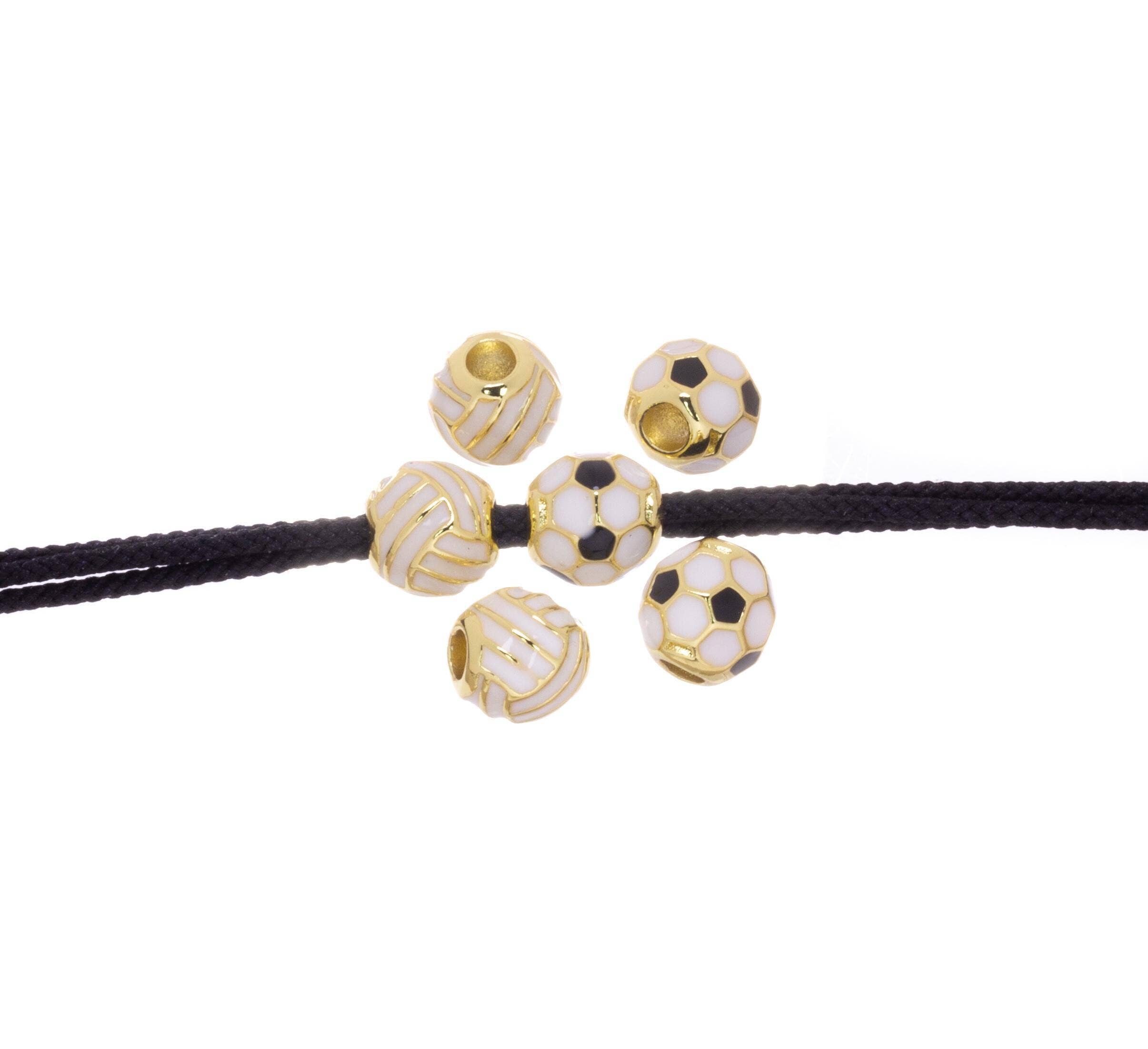 Jewel Pledge - Wholesale Individual Charm/Pendant - Soccer & Volleyball Bracelet Spacer Bead Charm SPG155,SPG1574