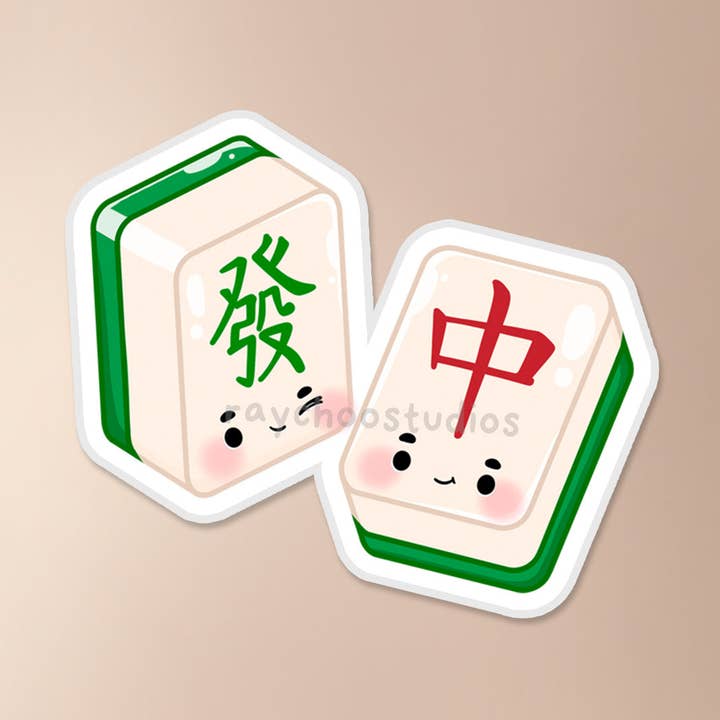 Mahjong Vinyl klistermärke för wholesale av Raychoo Studios Inc.