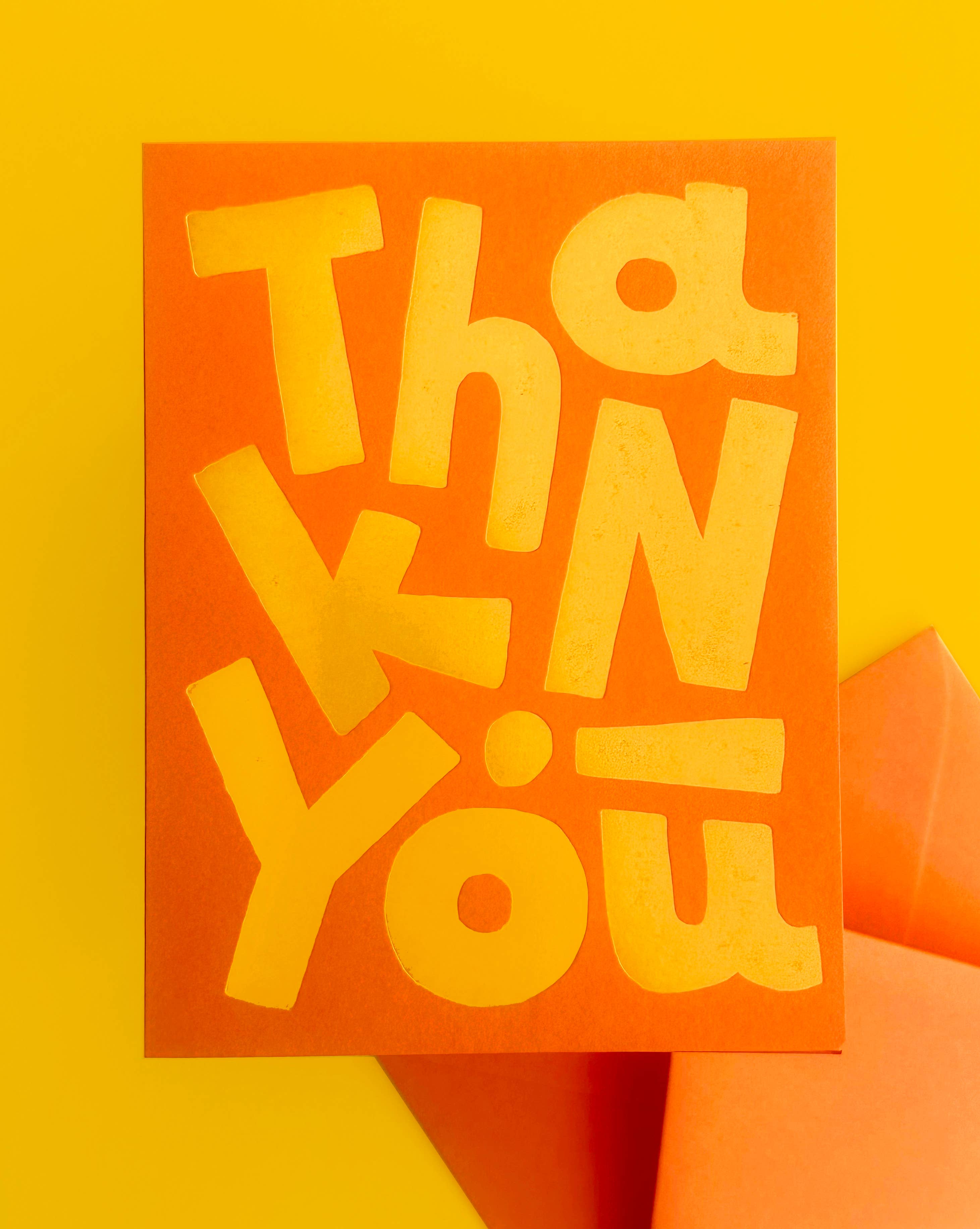 The Social Type - Wholesale Thank You Card - Thank You! Big Type1