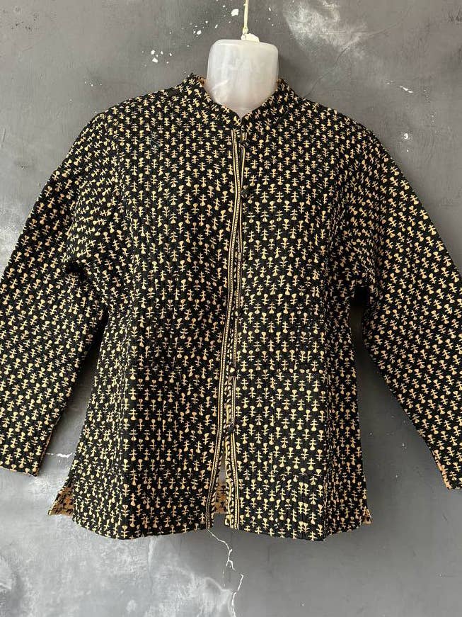 bhavnas boutique - Venta al por mayor Chaqueta - Mujer - Chaqueta bohemia india hecha a mano, chaqueta acolchada, abrigos de algodón