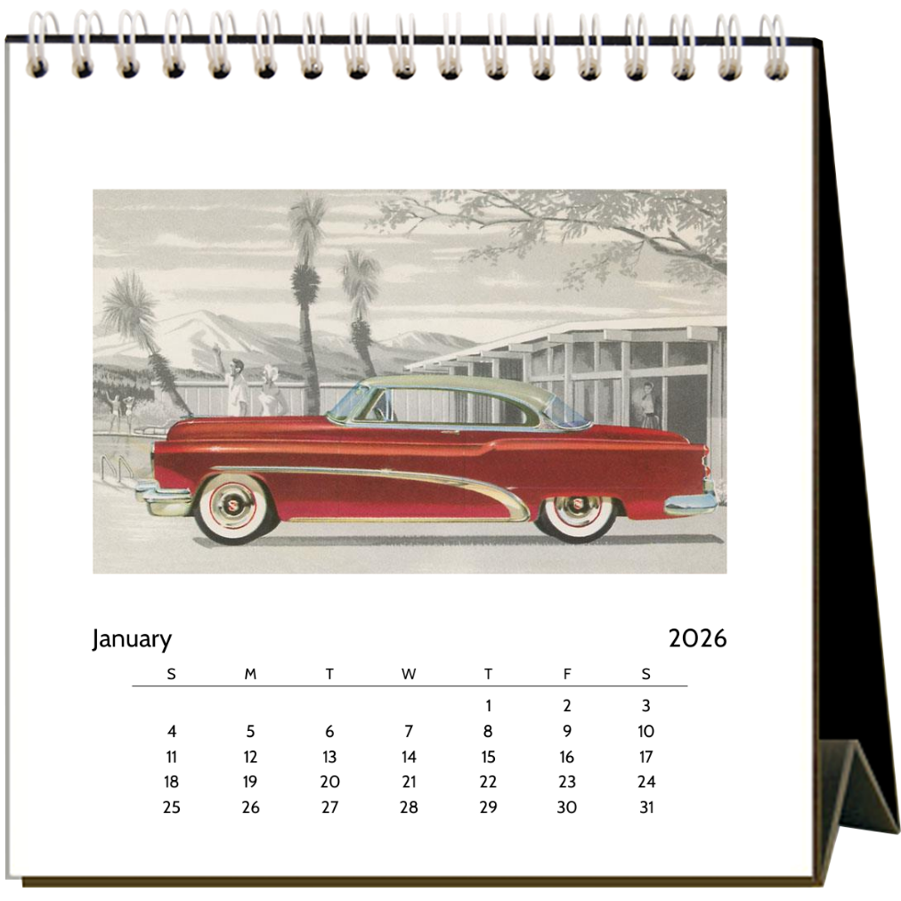 Found Image Press - Vente Calendrier - Calendrier de bureau Palm Springs 20262