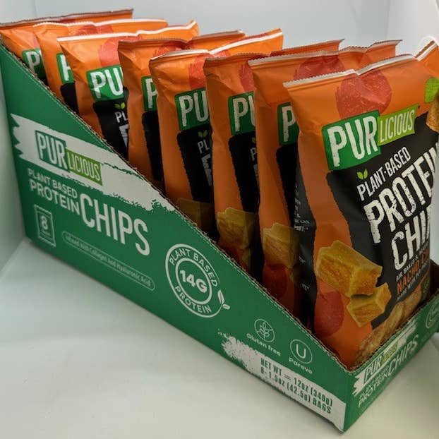 Purlicious - Wholesale Crisps - Purlicious Plant Based Protein chips, Nacho2