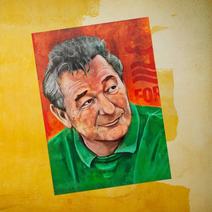 Impresiones de edición limitada de Brian Clough para venta al por mayor de Dukki Gifts