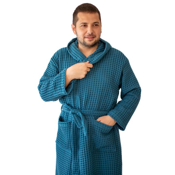 Vivamaison – Engroshandel Morgenkåbe - Unisex – Premium Vaflet Bomuld Badekåbe, Unisex Spa Komfort159