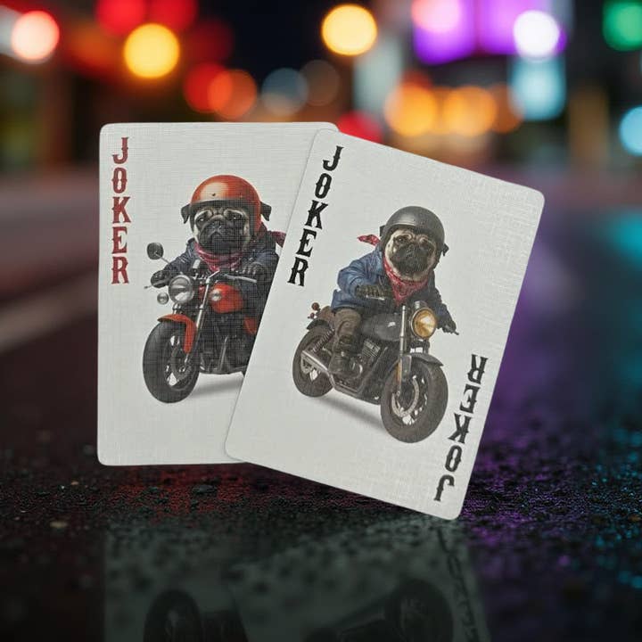 Collectible Playing Cards - Wholesale Playing Cards - Biker Dogs Playing Cards5