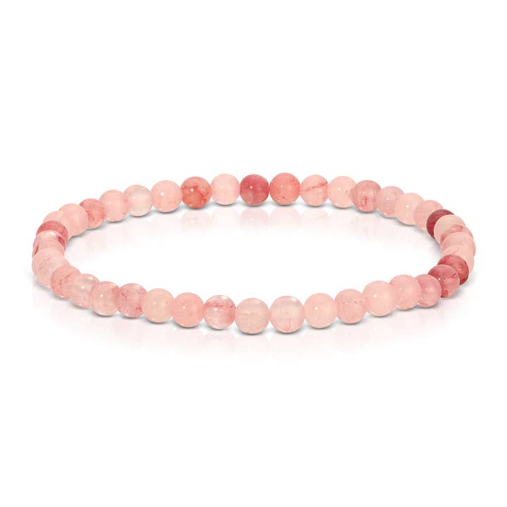 My Fun Colors - Wholesale Beaded Bracelet - Mini Gemstone 4mm Beaded Stretch Bracelets | 43 Colors!