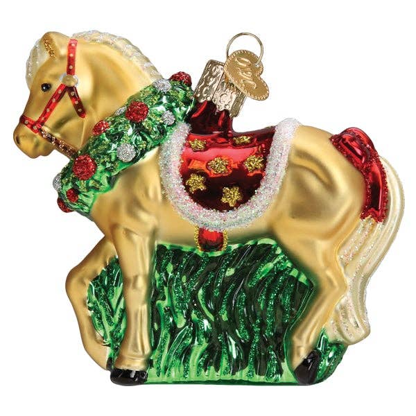 Kelley and Company - Wholesale Ornament - Ornament - Glass Holiday Horse