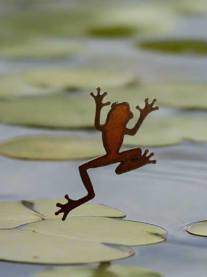 Frog Toadally Awesome Amphibian Magnet for wholesale by Universal Ironworks USA