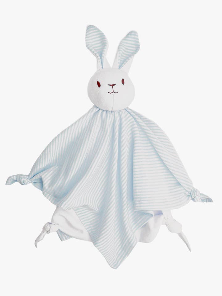 Manta Lovey Bunny Friend, con rayas azules pálidas para venta al por mayor de Under the Nile