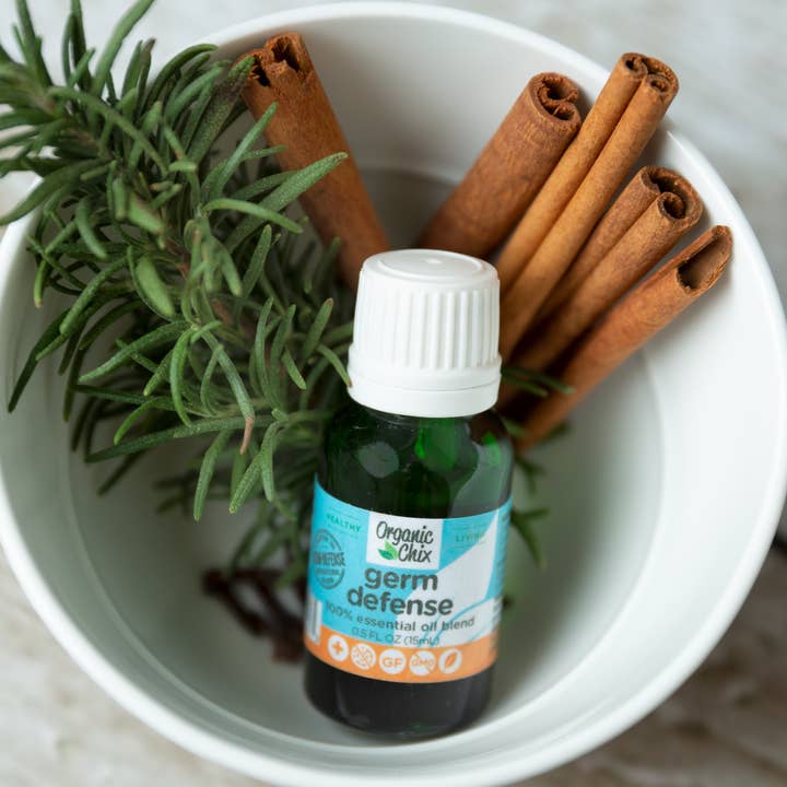 Organic Chix - Wholesale Essential Oil - Germ-Defense Essential Oil Blend, 15mL Bottle8