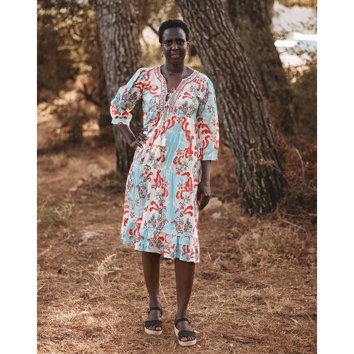 Rose Isla Bonita By SIGRIS Sicilia Dress for wholesale on Faire0