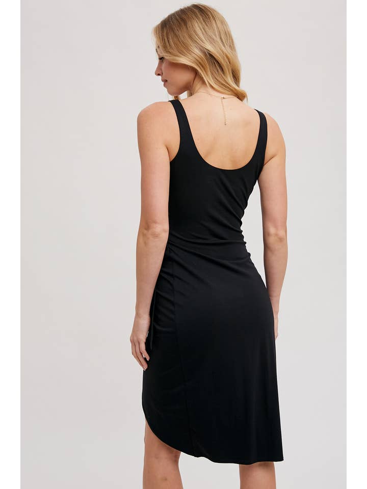 Bluivy - Wholesale Dress - Women's - SLEEVELESS KNIT TIE-FRONT WRAP DRESS18