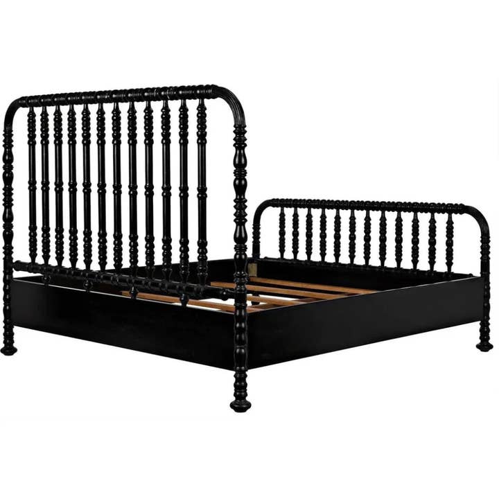 LOOMLAN - Wholesale Bed - Bachelor Black Wooden Bed Frame8