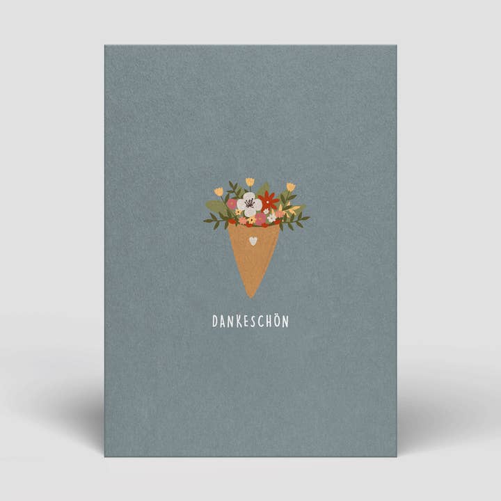 Carte de remerciement - Carte Tout ira bien - N° 52 pour la vente par Naturbedacht