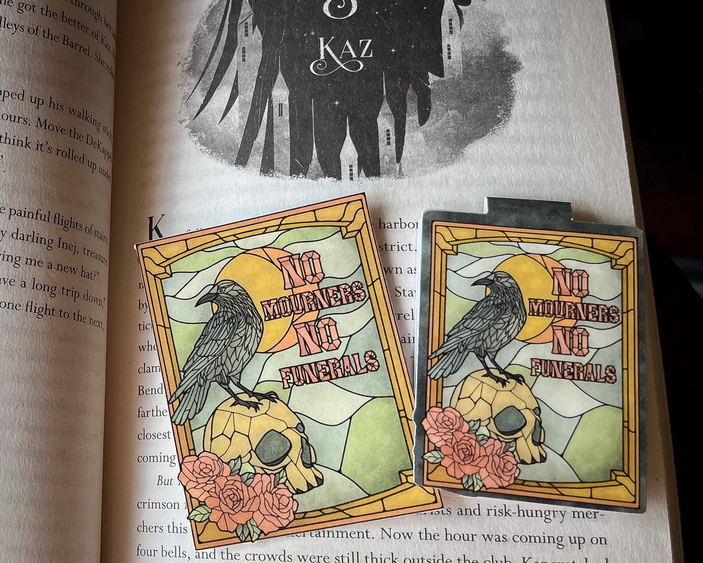 Well Read Babes - Wholesale Bookmark - Magnetic Bookmark - Six Of Crows - No Mourners No Funerals7