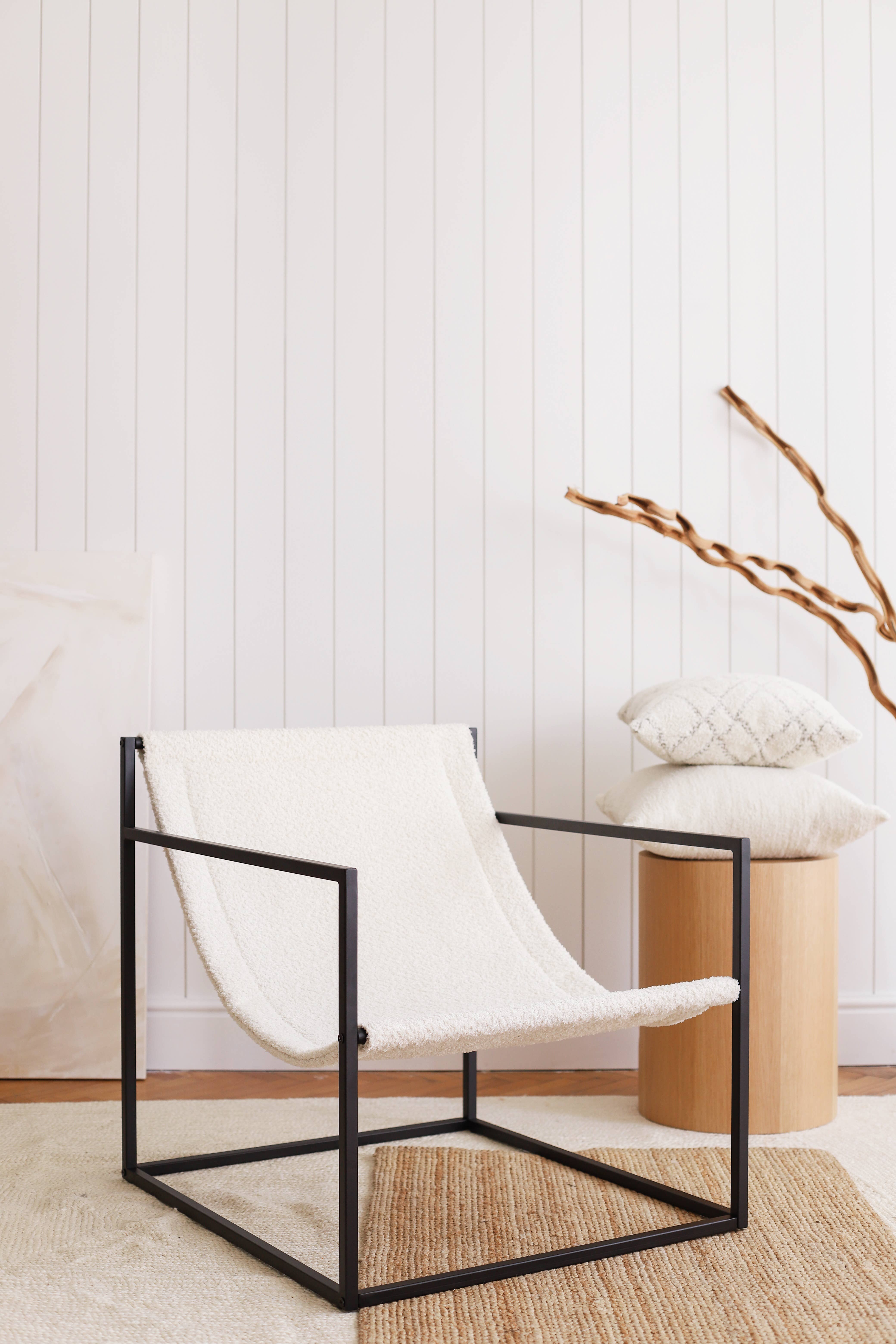 Fineroom Living - Vendita all'ingrosso Sedie - Set da 2 Poltrone Lounge BERNIE con Struttura in Acciaio e Design Minimalista29