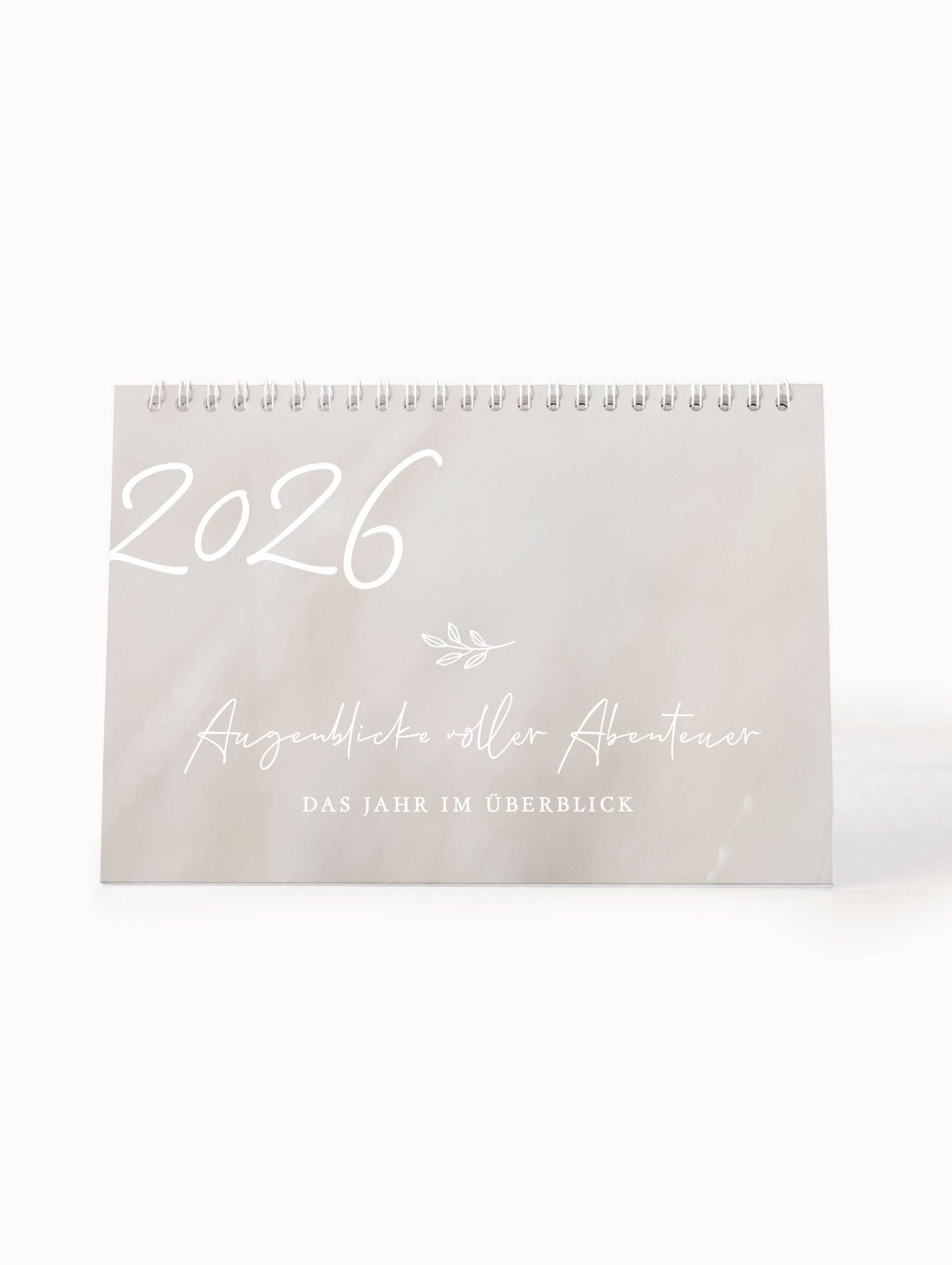 NORDEULE – Großhandel Kalender – Tischkalender 2026, Augenblicke voller Abenteuer1