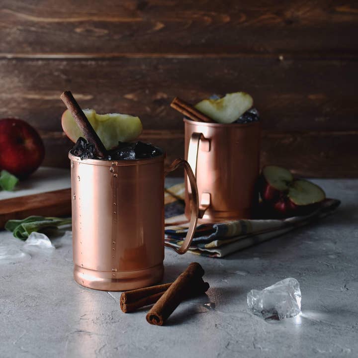 Libbey - Wholesale Cocktail/Liquor Glass - Libbey Moscow Mule Copper Mugs, 14-ounce, Set of 4