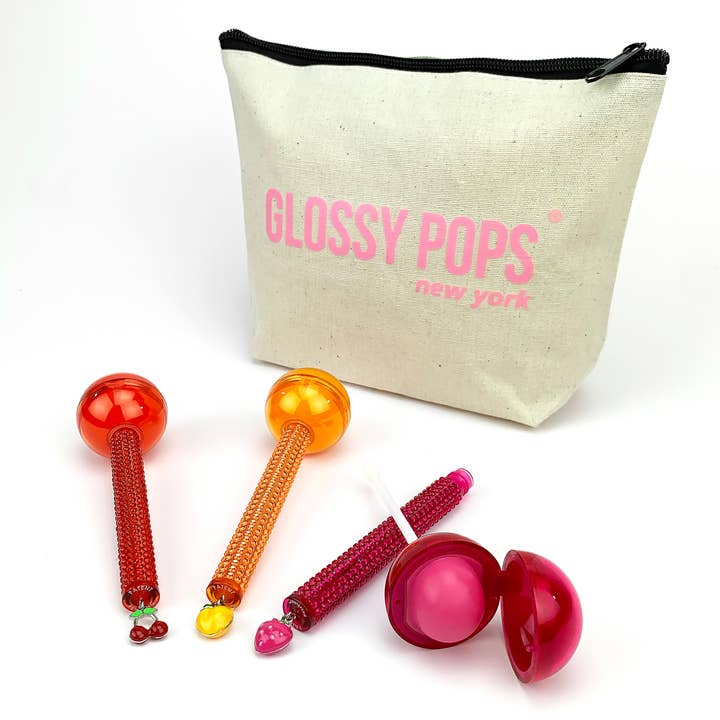 Mixed Fruit 3 Pack Glossy Pop Gift Set for wholesale by Glossy Pops