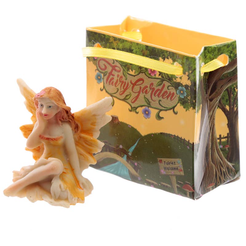 Puckator Ltd - Wholesale Ornament - Flower Fairy Garden Fairy in a Mini Gift Bag3