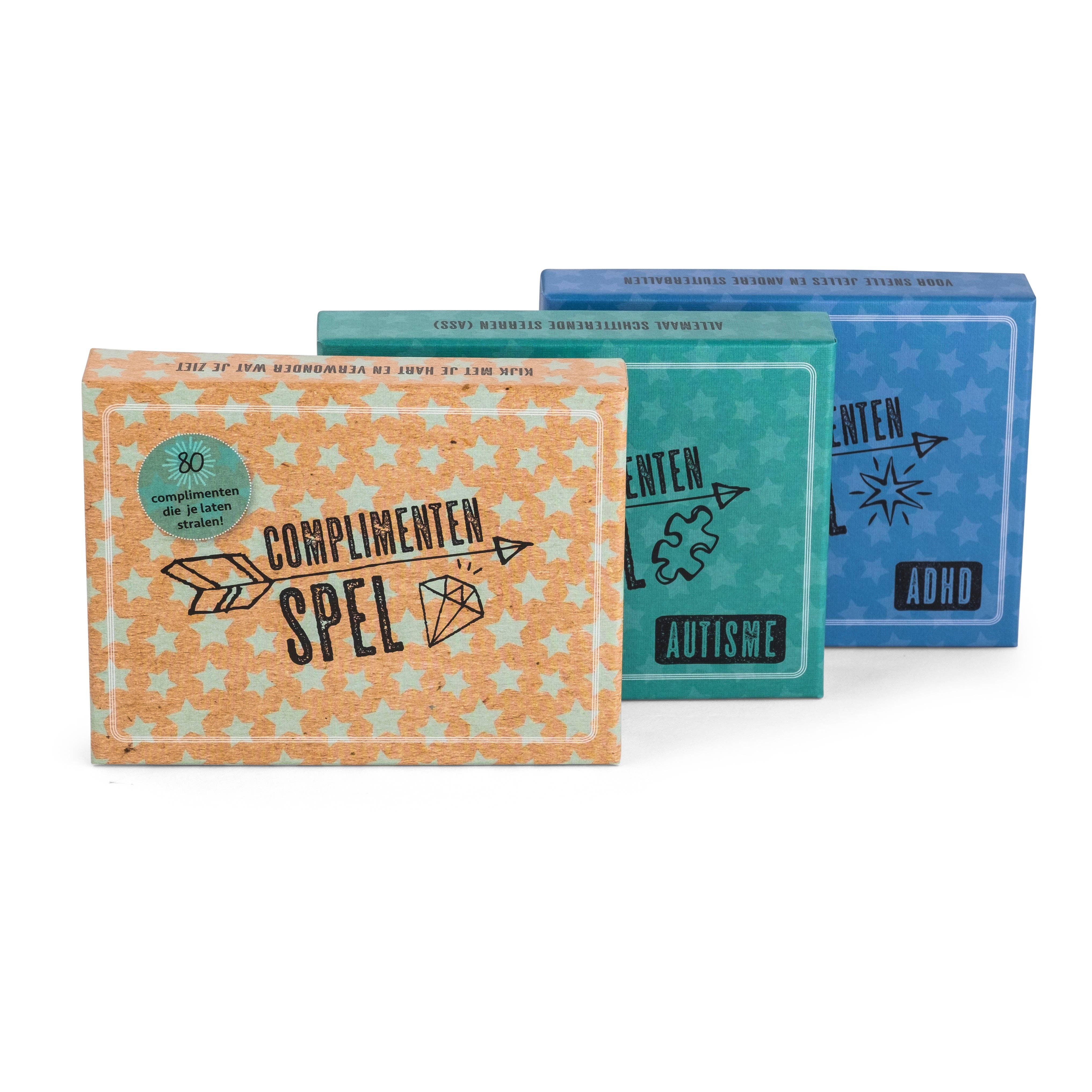 complimentenspel – Jogo de cartas por atacado – Jogo complementar TDAH7