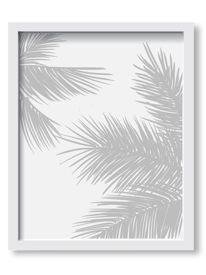 Art Print van palmbladeren voor wholesale door Alison Gordon Studio