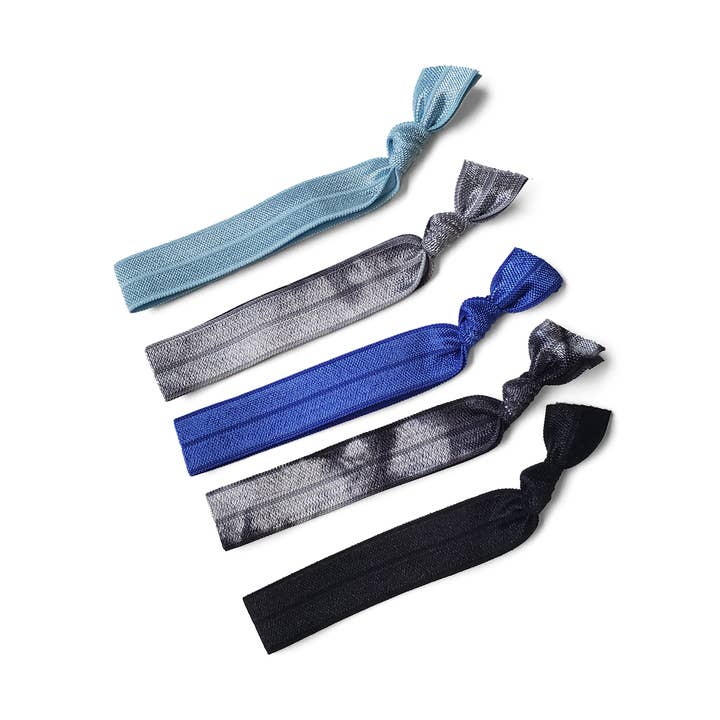 Grey Tie Dye Hair Tie Package for wholesale by Simple Moon Co.
