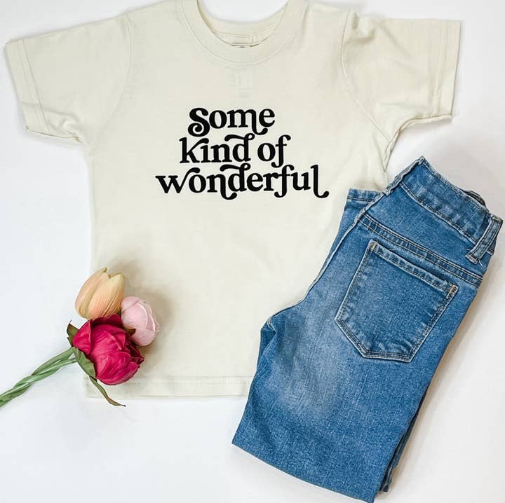 T-shirt pour tout-petit Some Kind of Wonderful Music Lyrics | Cadeau unique pour la vente par The Mini Mart Studio