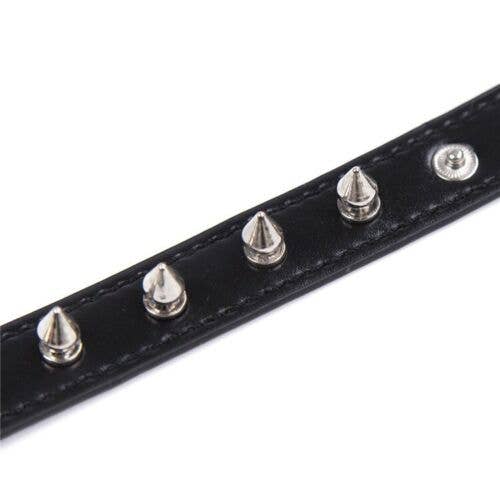 Stylex Party - Wholesale Choker/Collar - Gothic Spike Choker sexy halsketting van PU-leer met riemkraag