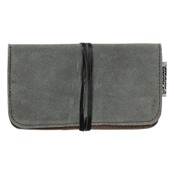 Tribal Trade GmbH - Wholesale Humidor/Cigar Accessory - Tobacco pouch suede band grey tobacco pouch swivel bag