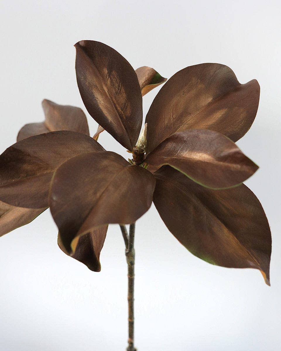 Prestige Botanicals - Wholesale Artificial Plant - Fall Magnolia Leaf Branch 25"2