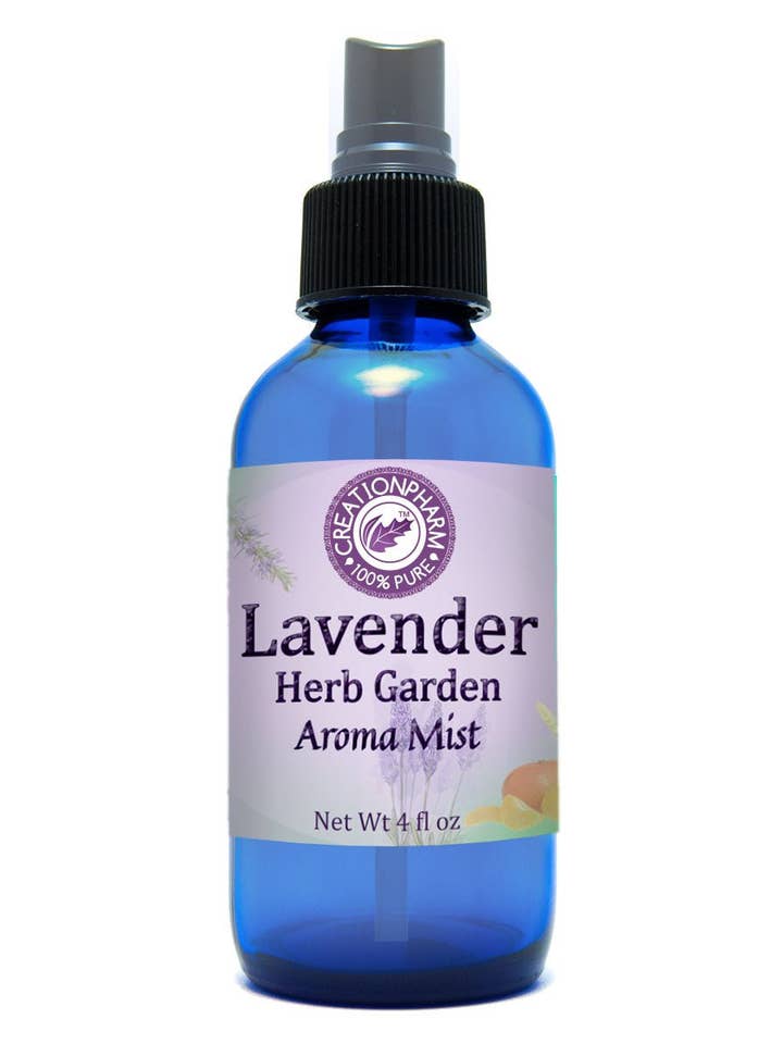 Lavender Herb Garden Aroma Mist 4 Oz Aire Fresco Spritz Home Office Aromatherapy Wellbeing for wholesale by Creation Farm Inc