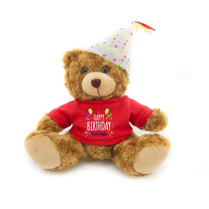 Birthday Gift Personalized Teddy Bear 12“ for wholesale by Plushland
