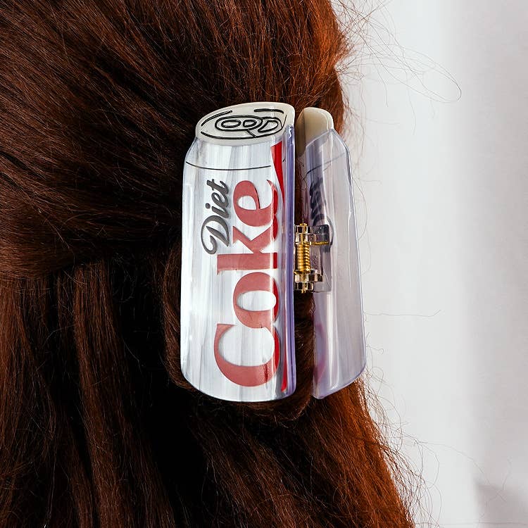 SoapElenGlen - Vendita all'ingrosso Fermaglio per capelli - Donna - Artiglio per capelli a forma di lattina di Coca Cola, fermaglio per capelli ispirato alla lattina di bibita estiva.6