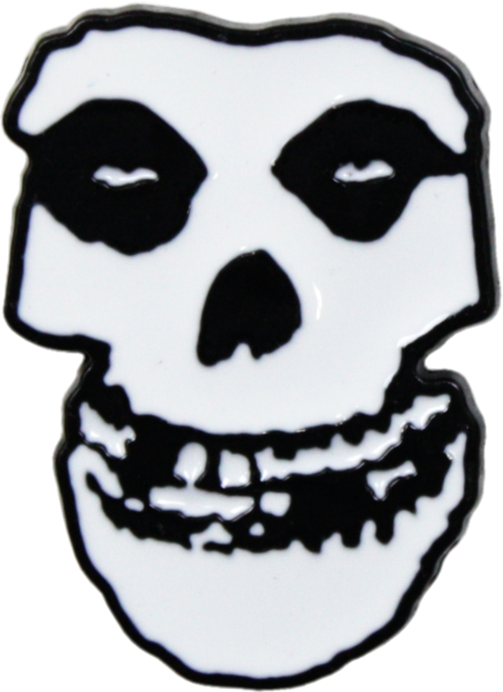 Square Deal Recordings & Supplies - Wholesale Lapel Pin/Button - Enamel Pin - The Misfits Fiend Skull - Punk Rock Music Band1
