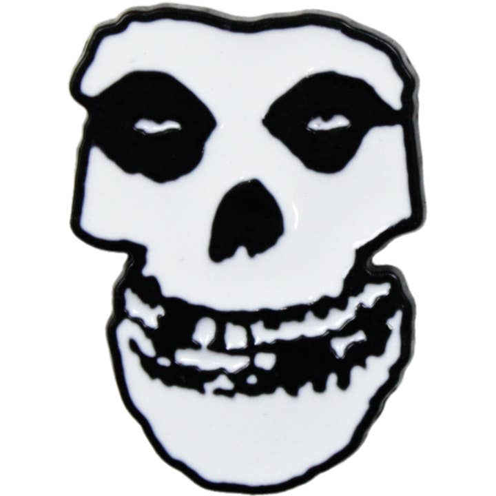 Square Deal Recordings & Supplies - Wholesale Lapel Pin/Button - Enamel Pin - The Misfits Fiend Skull - Punk Rock Music Band1