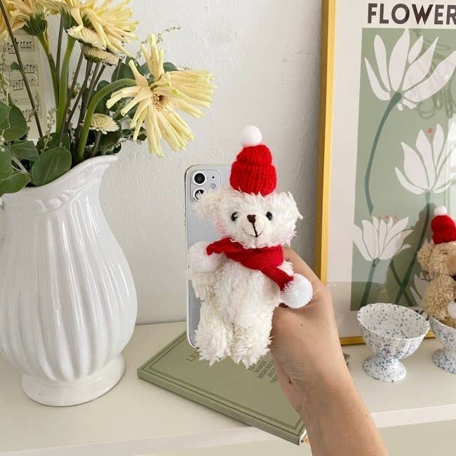 MOND HAUS - Wholesale Phone Grip - Buttons Phone Holder |  Big Santa Teddybear Charm Griptok0