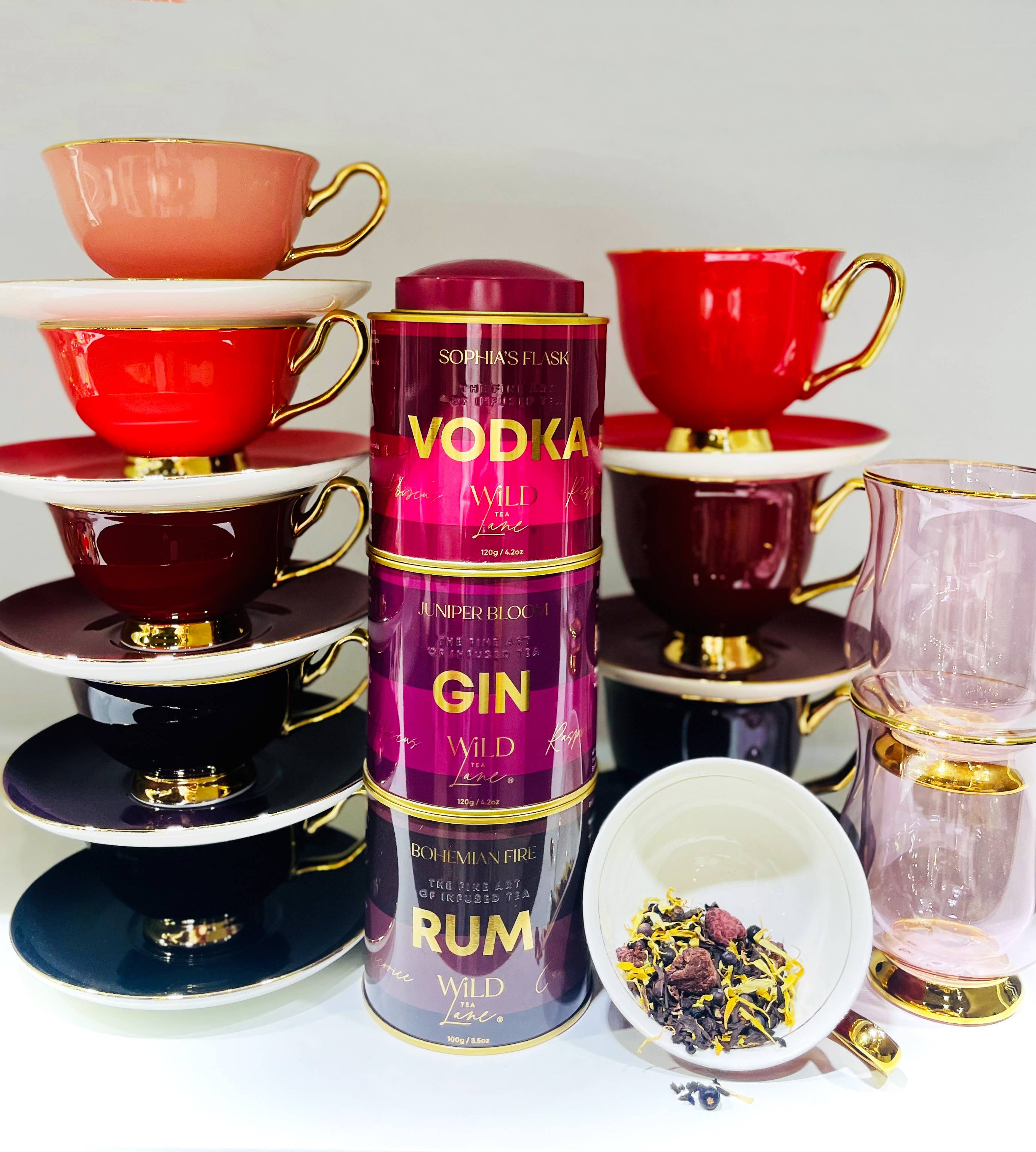 LyndalT - Wholesale Coffee/Tea Cup - Black Teacup and Saucer - 250mL6