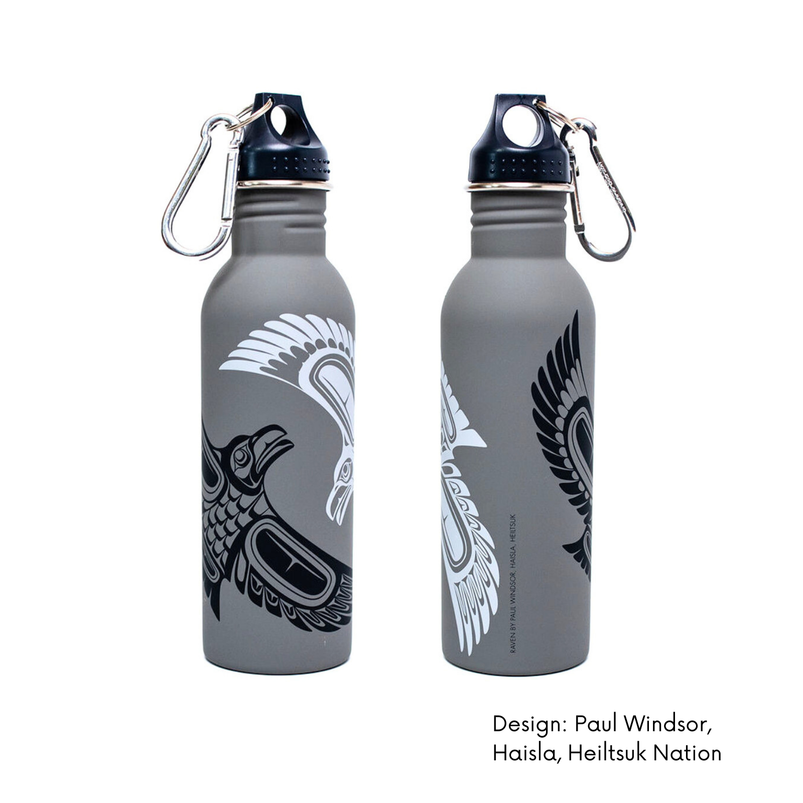Made By Humans Designs – wholesale Water bottle – Water Bottle w/ Contemporary Indigenous Design (25 oz)3